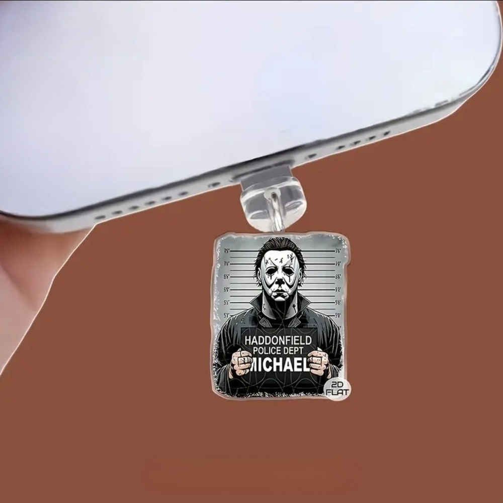 Michael Myers Cell Pone Dust Plug